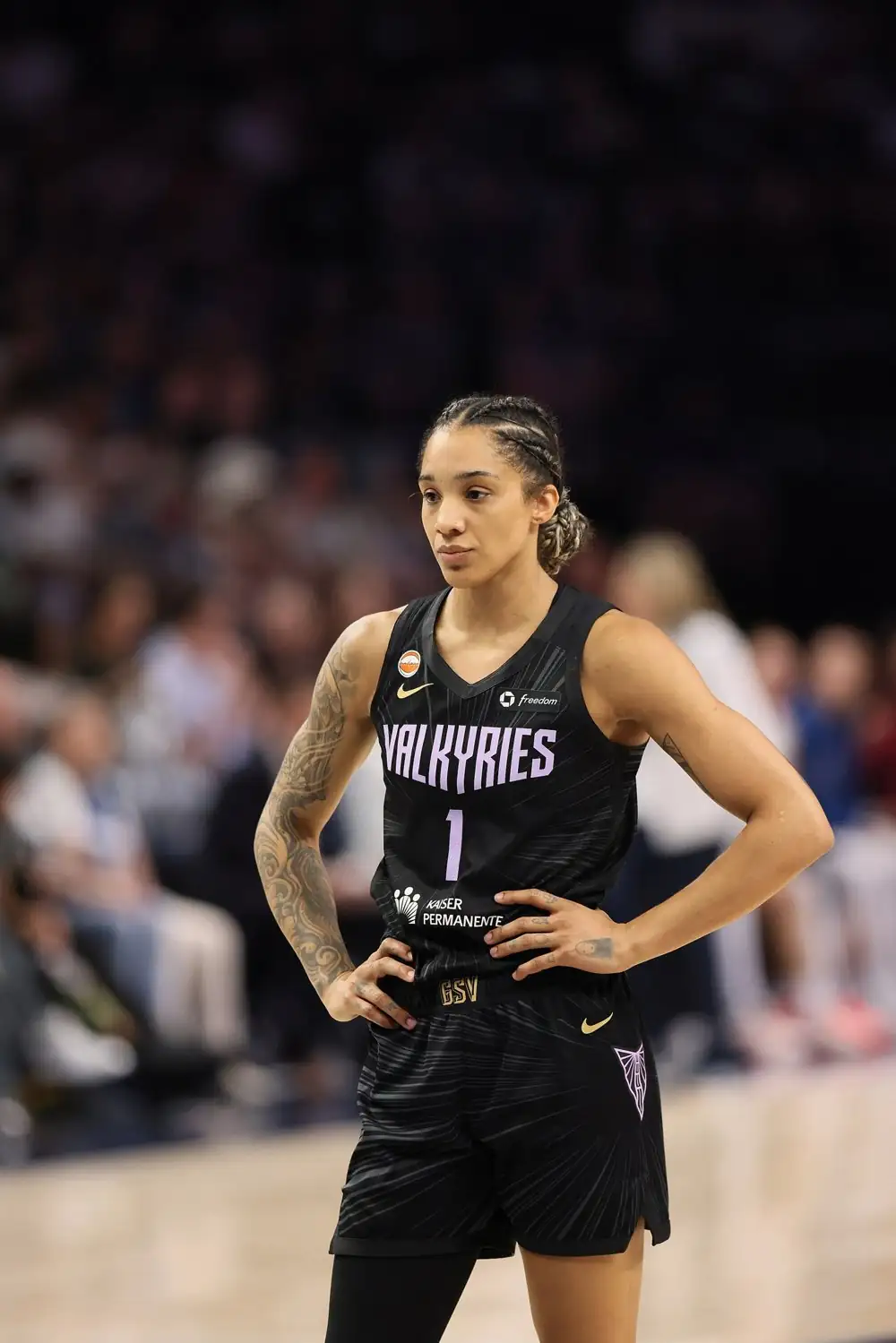 Gabby Williams of the Golden State Valkyries