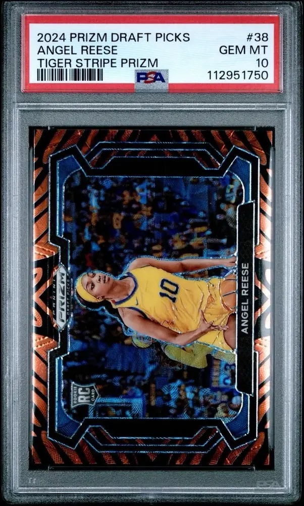 2024 Panini Prizm Draft Picks #38 Tiger Stripe Prizm slab