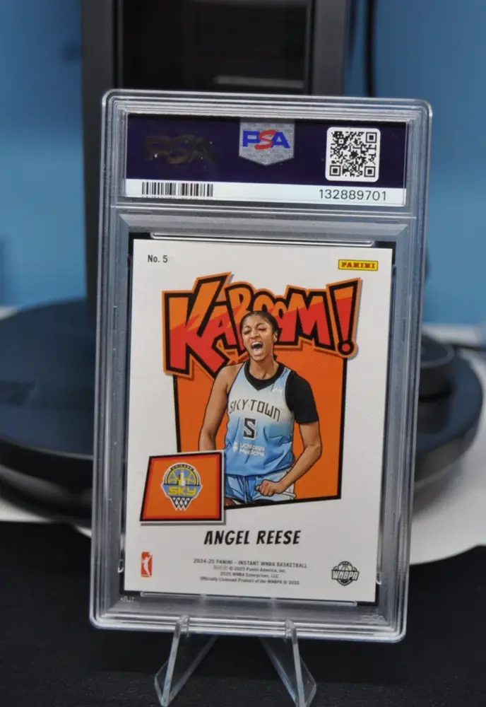 2024 Panini Rookie Royalty WNBA #5 Kaboom!, back of the slab