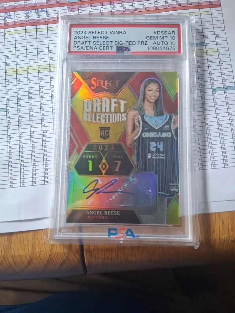 2024 Panini Select WNBA Draft Selections Signatures #DSSAR Red Prizm slab