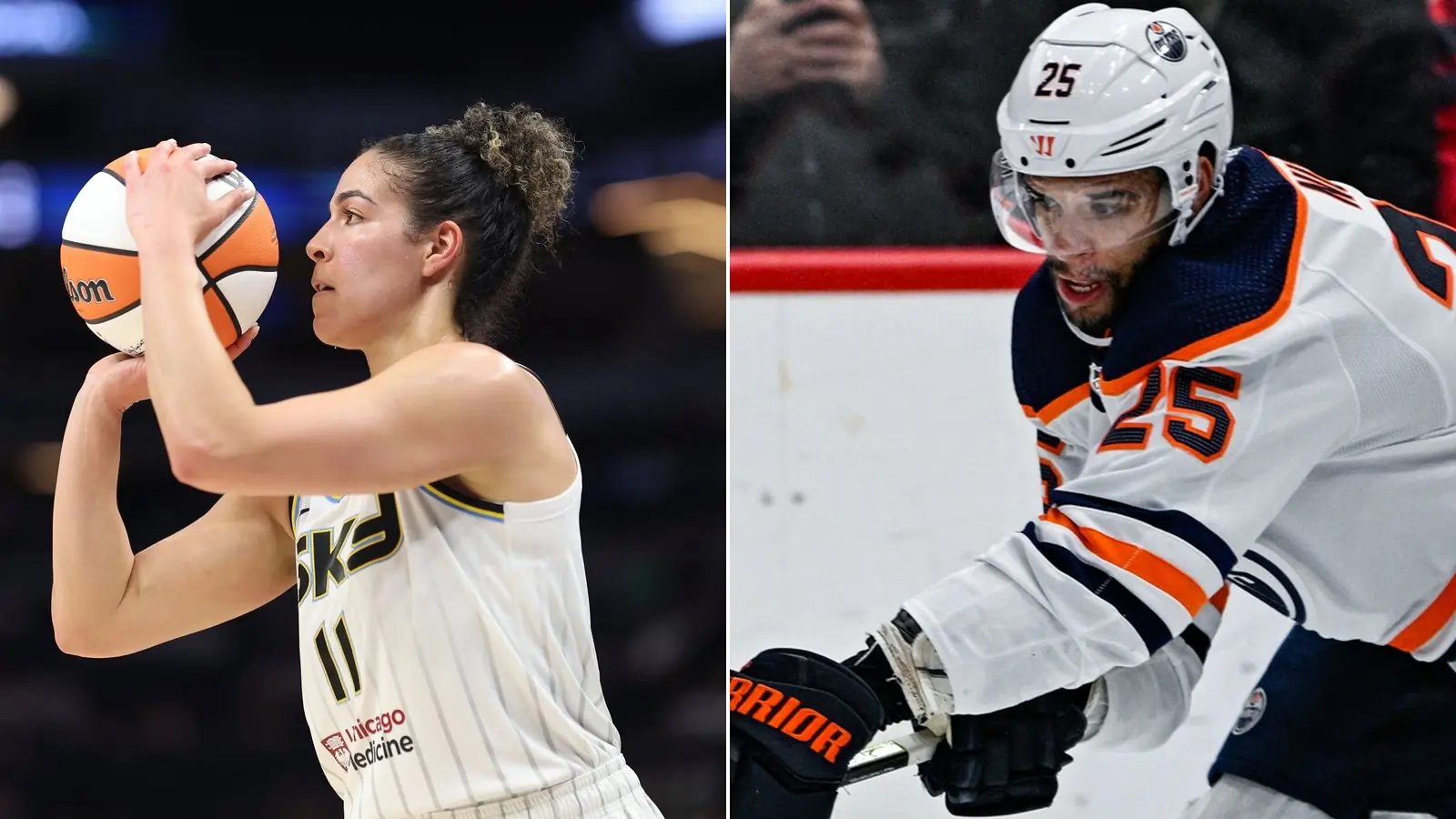 Kia Nurse, left, and Darnell Nurse