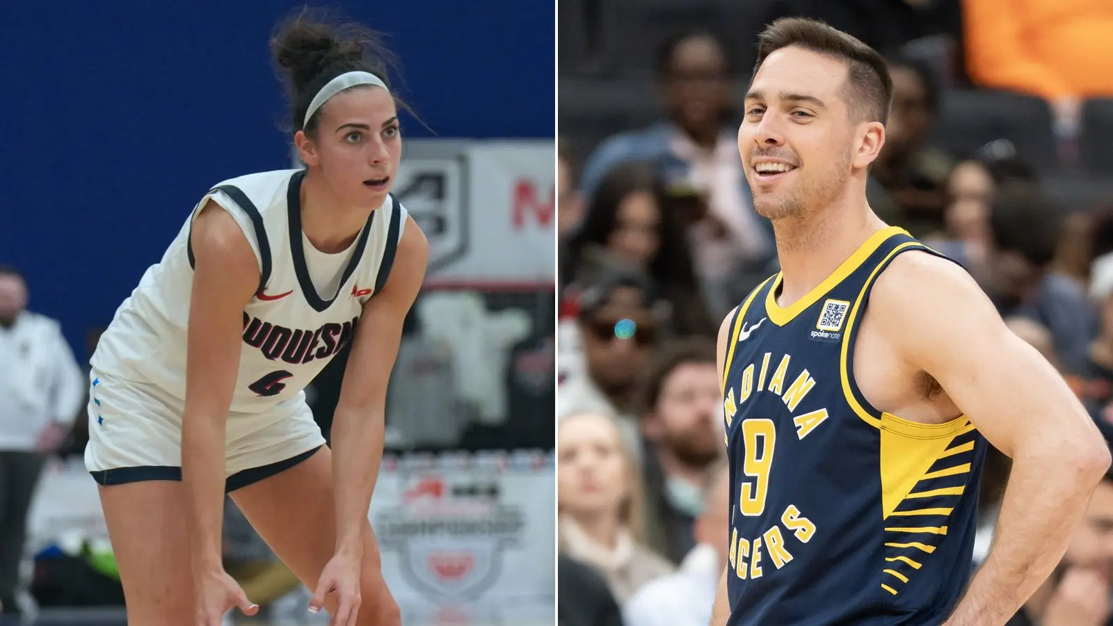 Megan McConnell, left, and T.J. McConnell